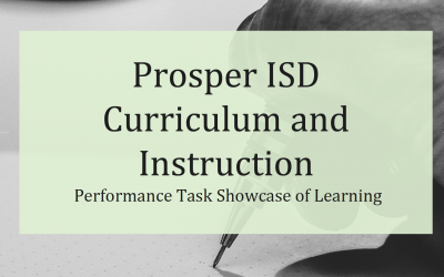 Prosper ISD Using Hands-on Learning to Assess Students