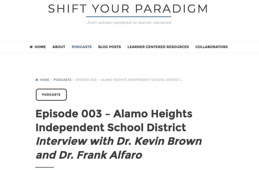 Education Reimagined Podcast Features Alamo Heights ISD Leaders